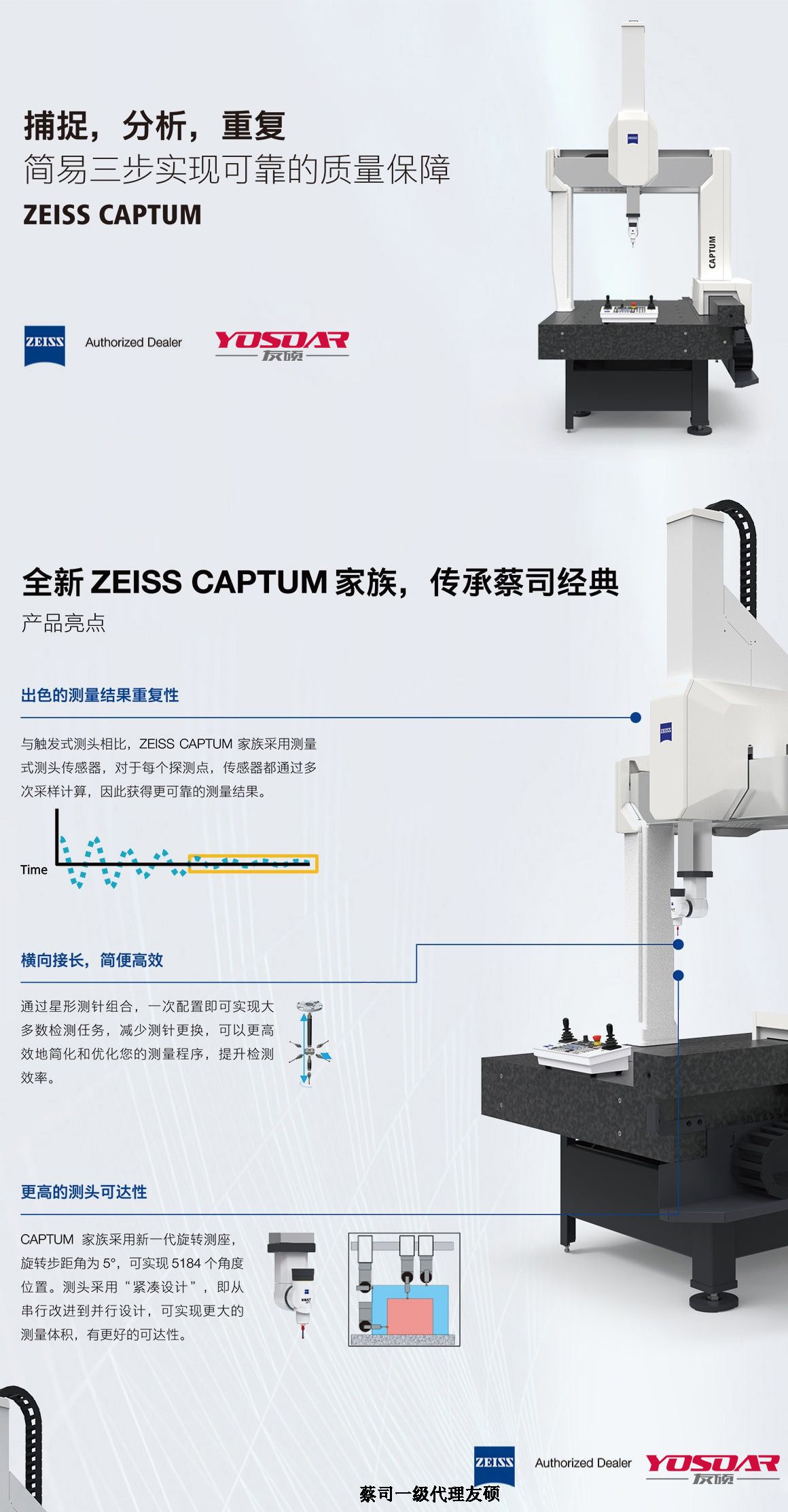 延安蔡司三坐标CAPTUM